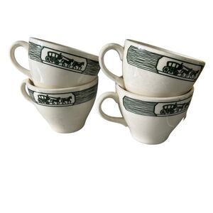 4 Vintage Scio Olde Orleans Tea Cups